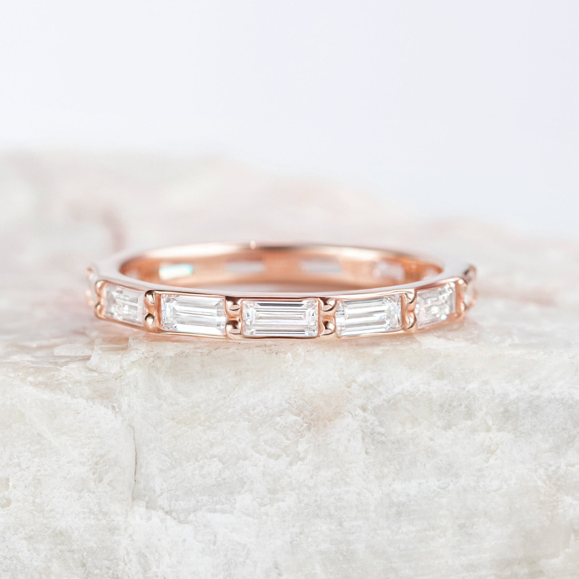 0.37 CT Round Full Eternity Lab Grown Diamond Wedding Band