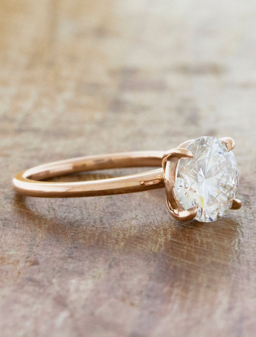 2 CT Round Three Stones Lab Grown Diamond Engagement Ring