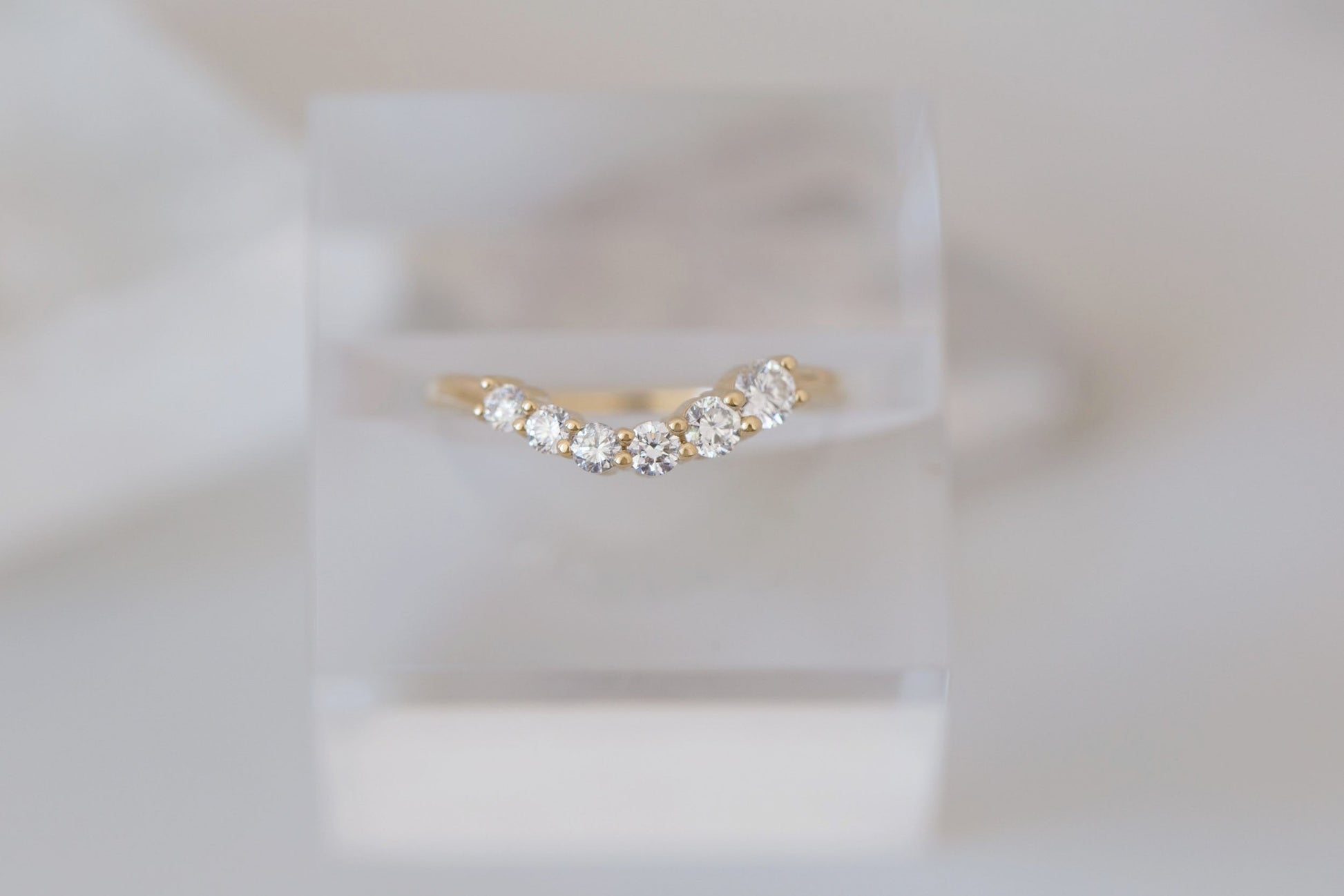 0.37 CT Round Full Eternity Lab Grown Diamond Wedding Band