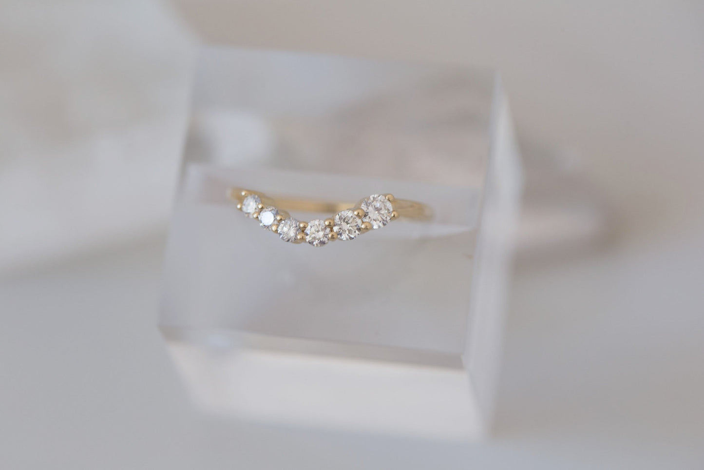 0.37 CT Round Full Eternity Lab Grown Diamond Wedding Band