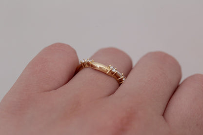 0.37 CT Round Full Eternity Lab Grown Diamond Wedding Band
