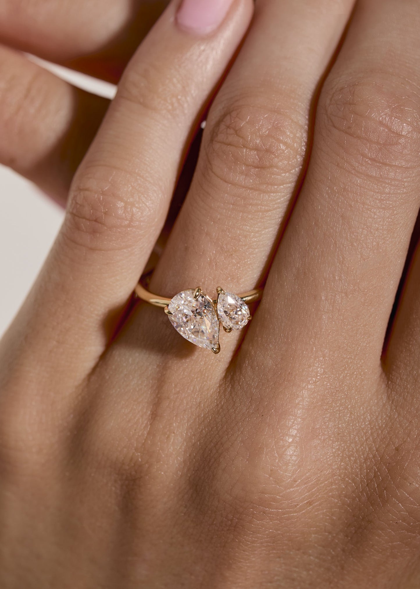 2 CT Round Three Stones Lab Grown Diamond Engagement Ring