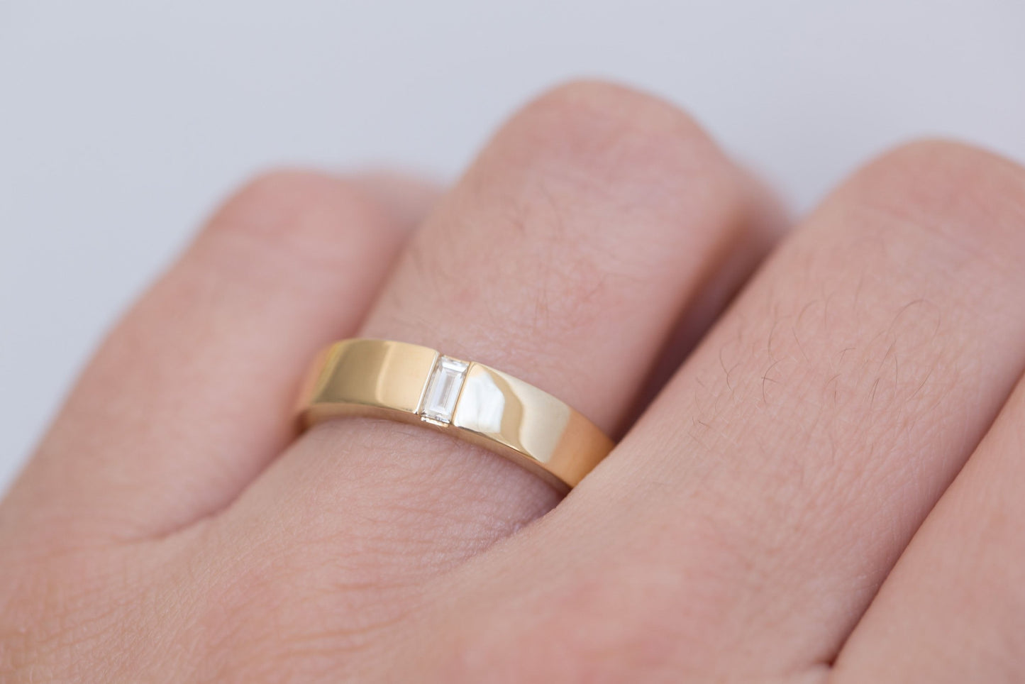 0.37 CT Round Full Eternity Lab Grown Diamond Wedding Band