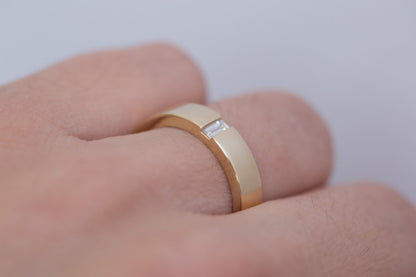 0.37 CT Round Full Eternity Lab Grown Diamond Wedding Band