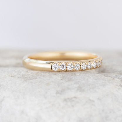 0.37 CT Round Full Eternity Lab Grown Diamond Wedding Band