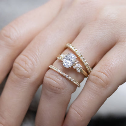 0.37 CT Round Full Eternity Lab Grown Diamond Wedding Band