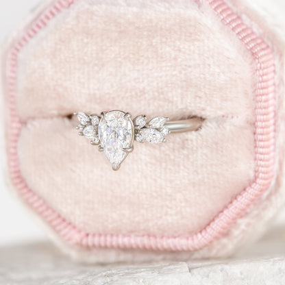 2 CT Round Three Stones Lab Grown Diamond Engagement Ring