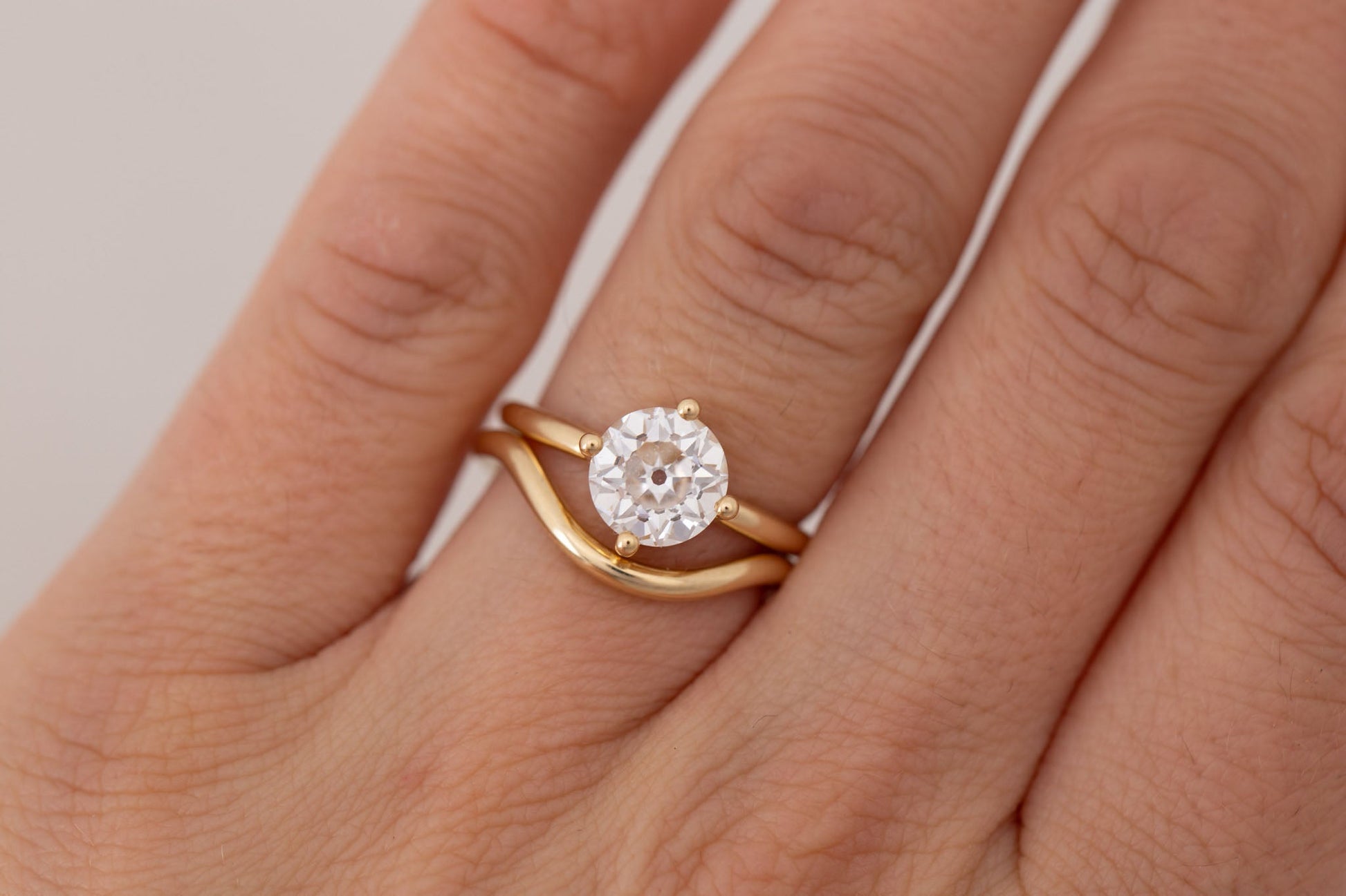 0.37 CT Round Full Eternity Lab Grown Diamond Wedding Band