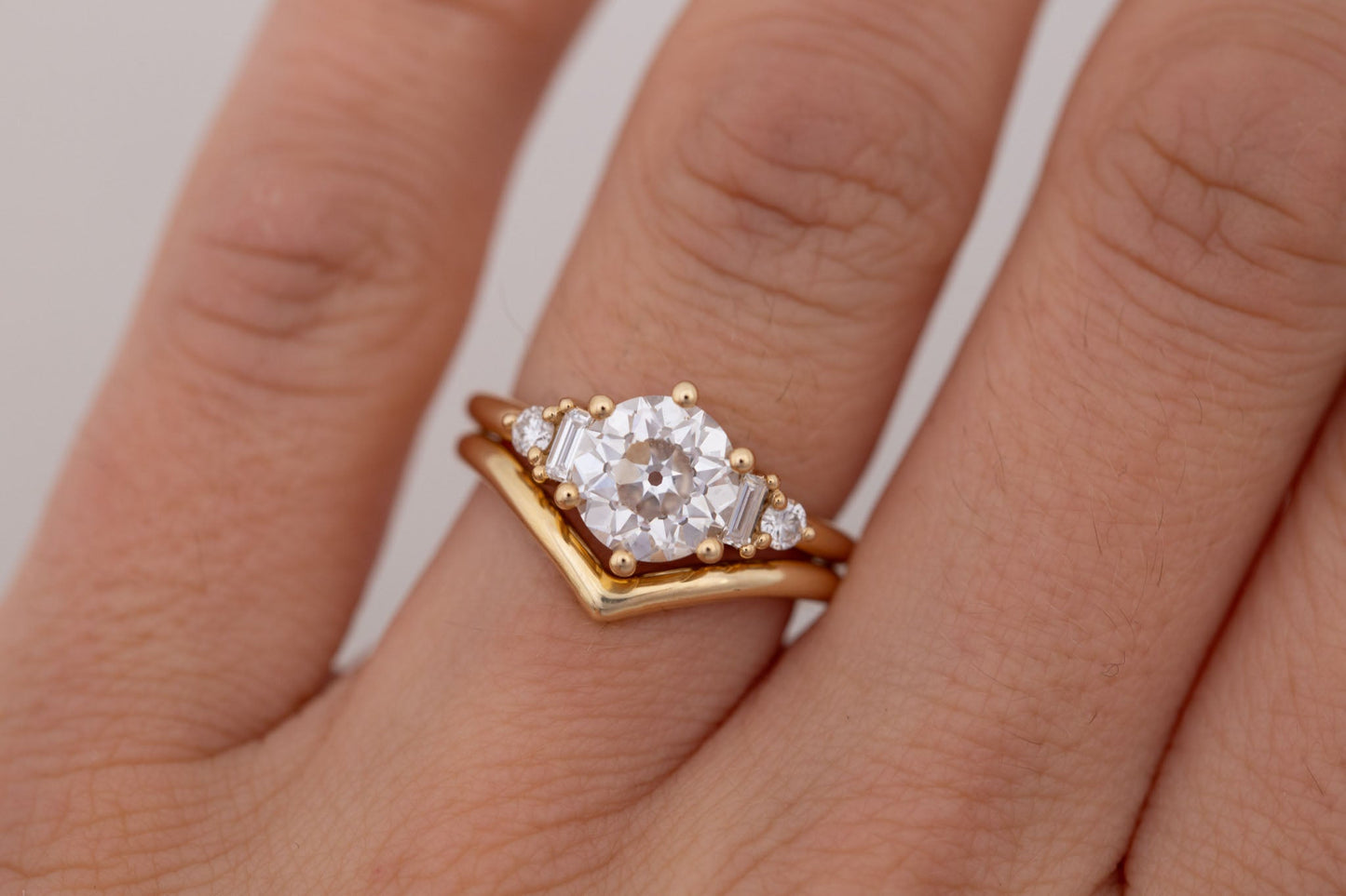 0.37 CT Round Full Eternity Lab Grown Diamond Wedding Band