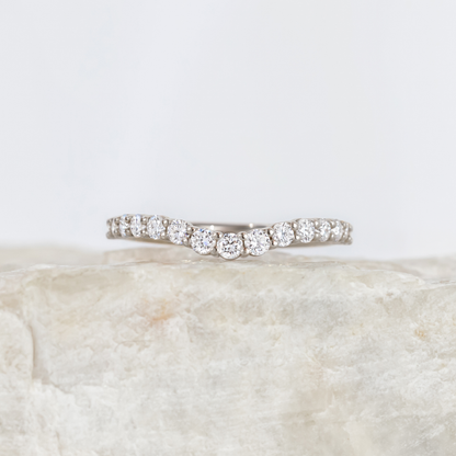 0.37 CT Round Full Eternity Lab Grown Diamond Wedding Band