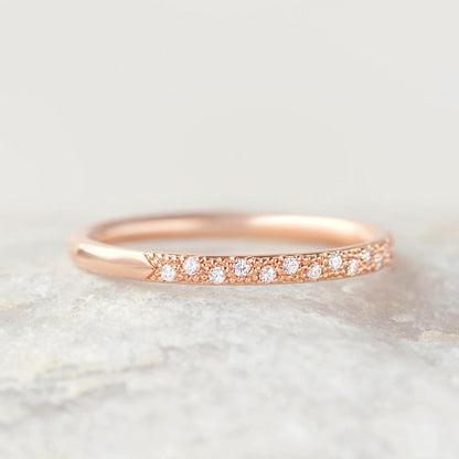 0.37 CT Round Full Eternity Lab Grown Diamond Wedding Band