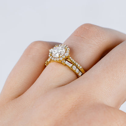0.37 CT Round Full Eternity Lab Grown Diamond Wedding Band