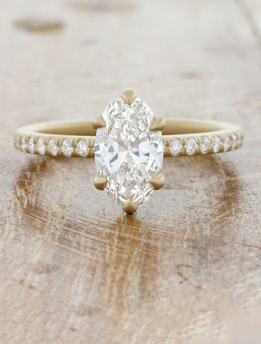 2 CT Round Three Stones Lab Grown Diamond Engagement Ring
