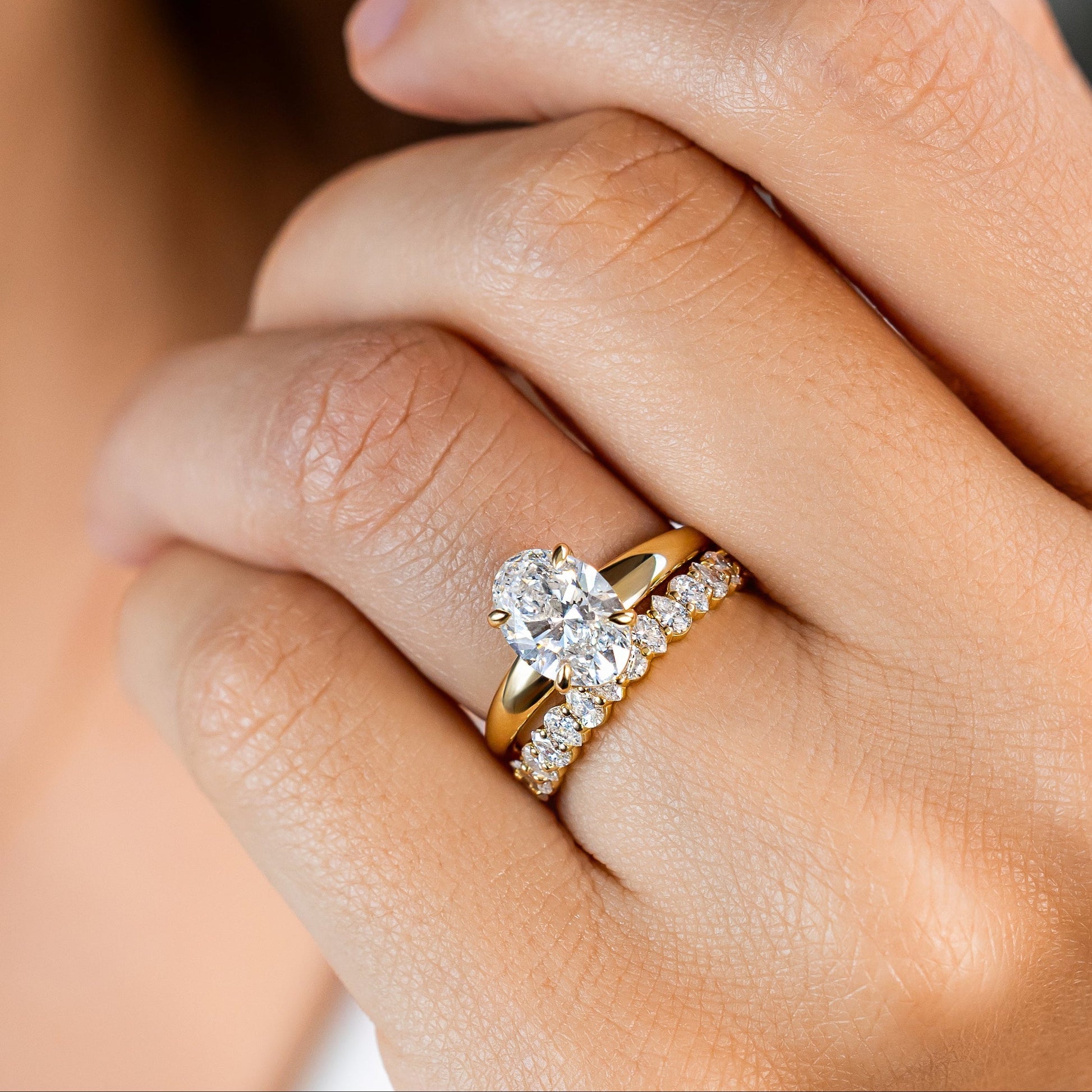 0.37 CT Round Full Eternity Lab Grown Diamond Wedding Band