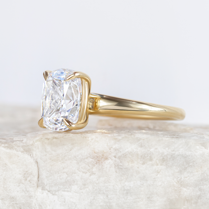 2 CT Round Three Stones Lab Grown Diamond Engagement Ring