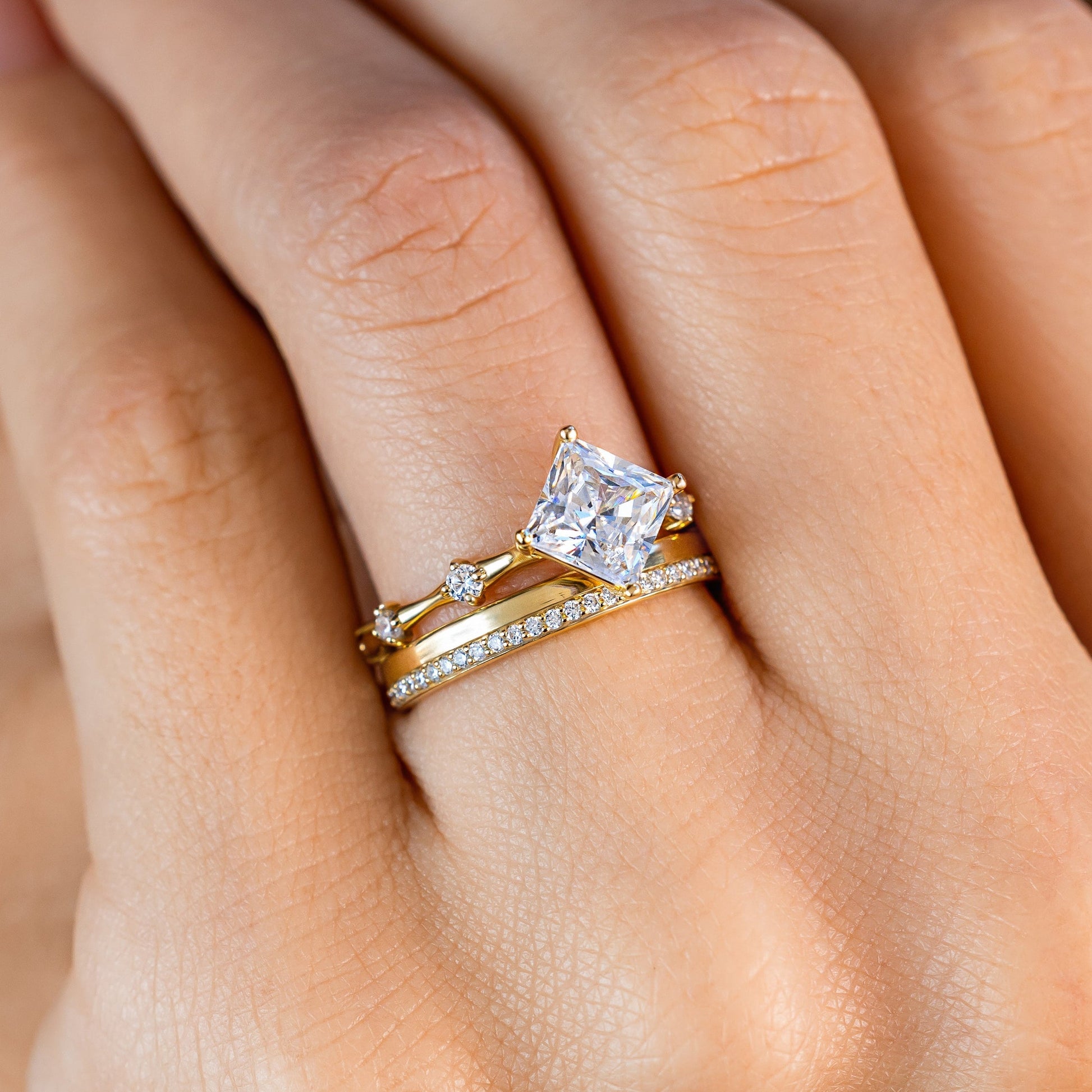 0.37 CT Round Full Eternity Lab Grown Diamond Wedding Band