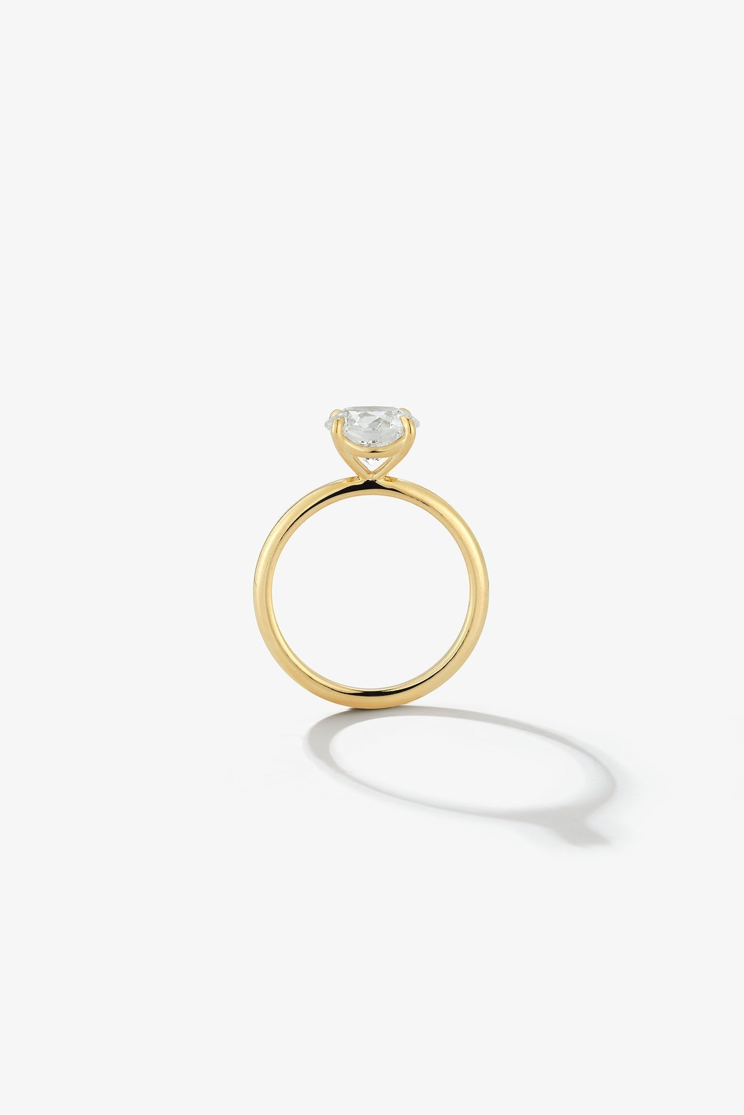 2 CT Round Three Stones Lab Grown Diamond Engagement Ring