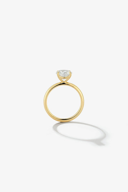 2 CT Round Three Stones Lab Grown Diamond Engagement Ring