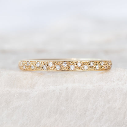 0.37 CT Round Full Eternity Lab Grown Diamond Wedding Band