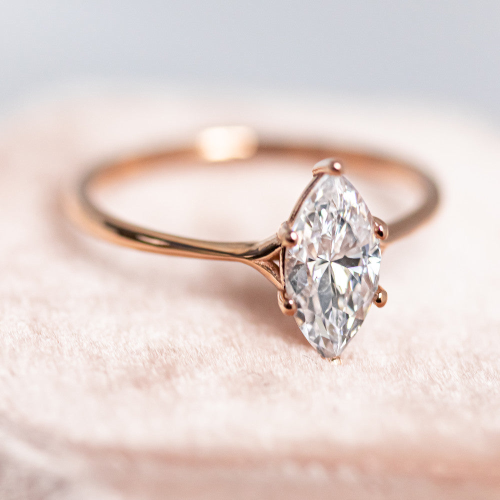 2 CT Round Three Stones Lab Grown Diamond Engagement Ring