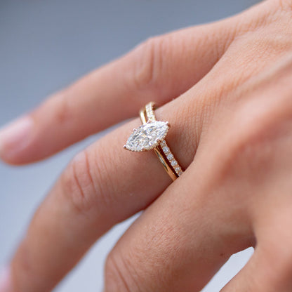 2 CT Round Three Stones Lab Grown Diamond Engagement Ring