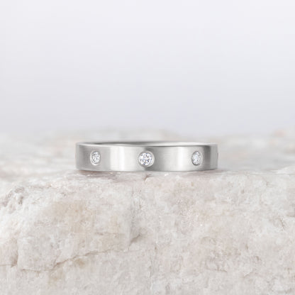 0.37 CT Round Full Eternity Lab Grown Diamond Wedding Band