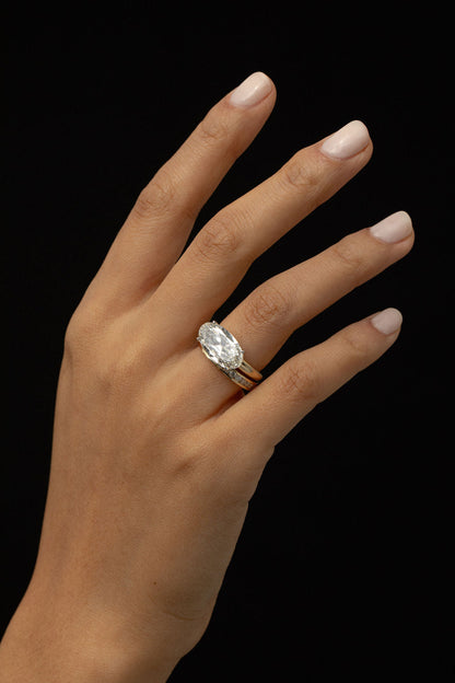 0.37 CT Round Full Eternity Lab Grown Diamond Wedding Band