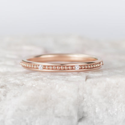 0.37 CT Round Full Eternity Lab Grown Diamond Wedding Band