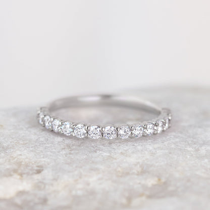 0.37 CT Round Full Eternity Lab Grown Diamond Wedding Band