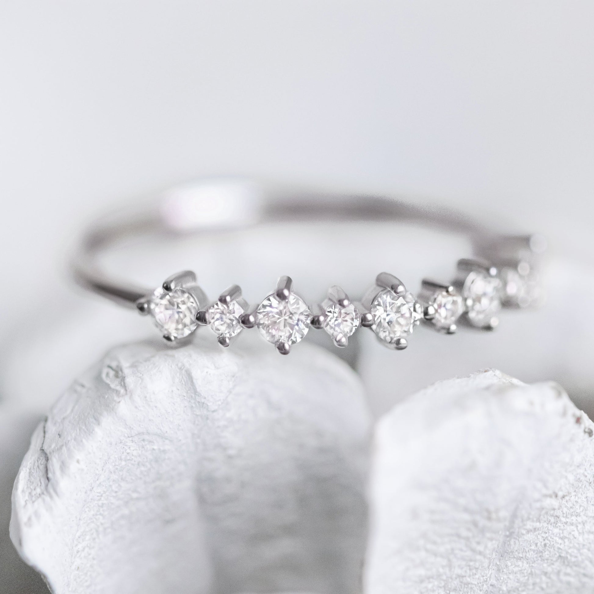0.37 CT Round Full Eternity Lab Grown Diamond Wedding Band
