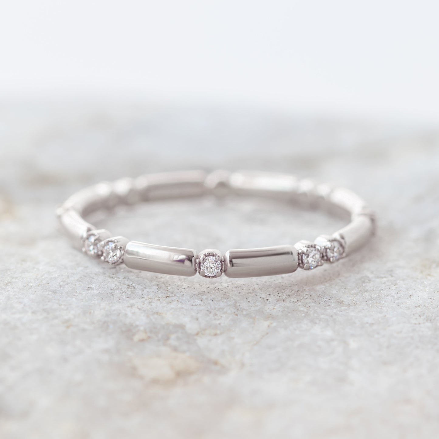 0.37 CT Round Full Eternity Lab Grown Diamond Wedding Band