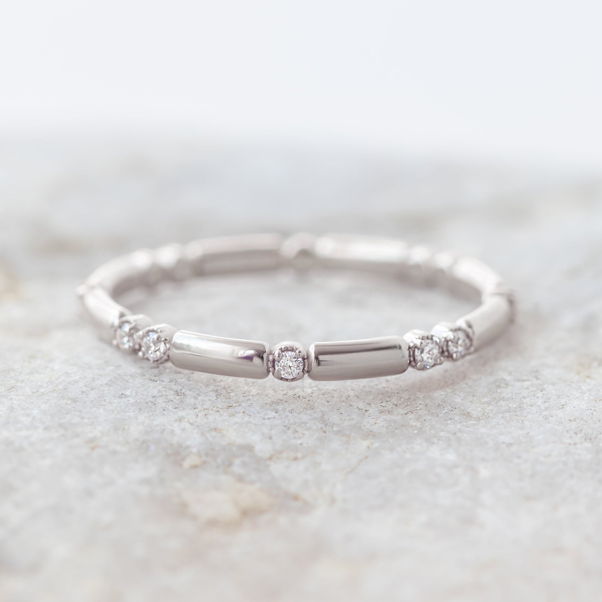 0.37 CT Round Full Eternity Lab Grown Diamond Wedding Band