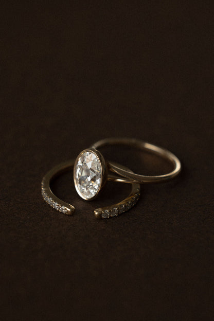 0.37 CT Round Full Eternity Lab Grown Diamond Wedding Band