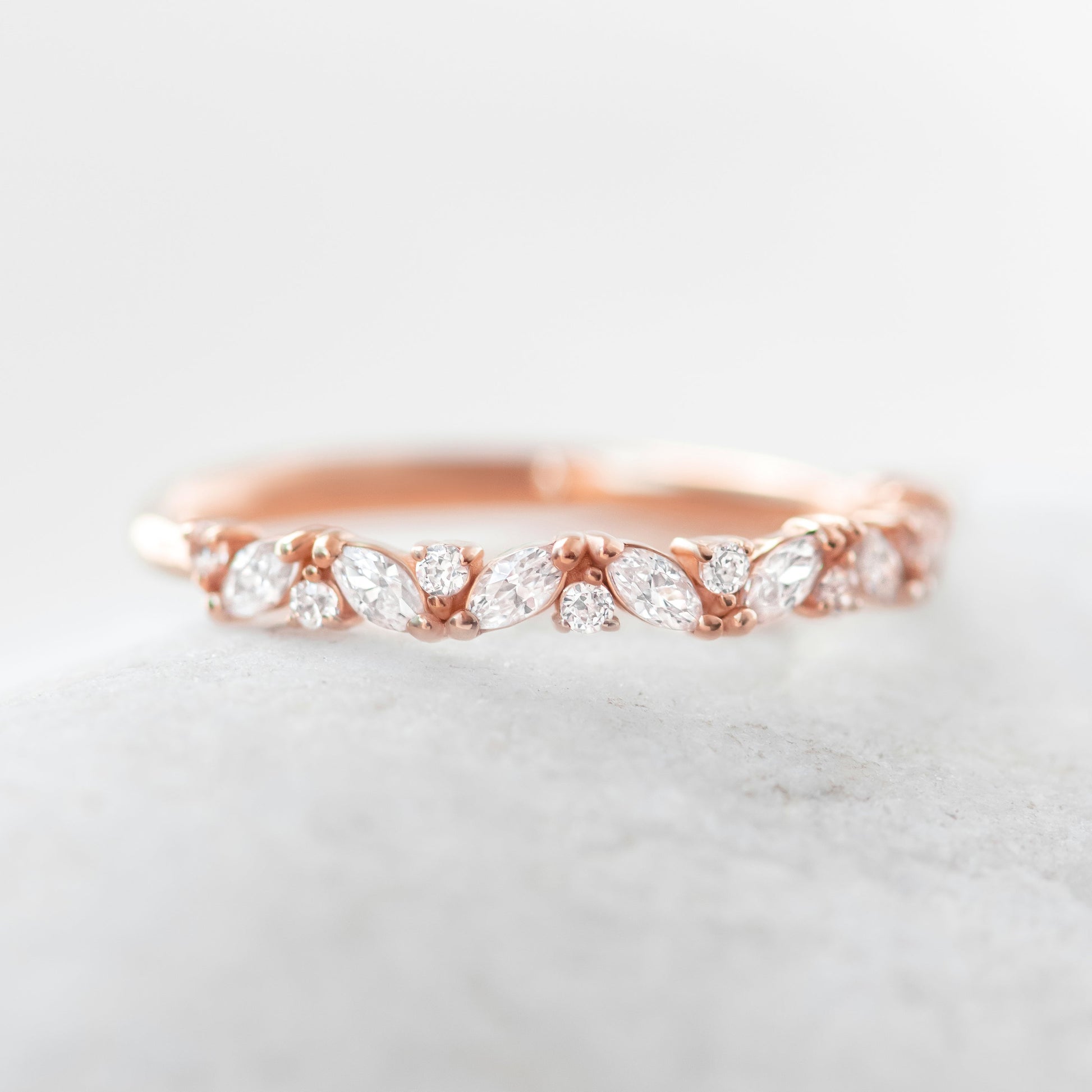 0.37 CT Round Full Eternity Lab Grown Diamond Wedding Band