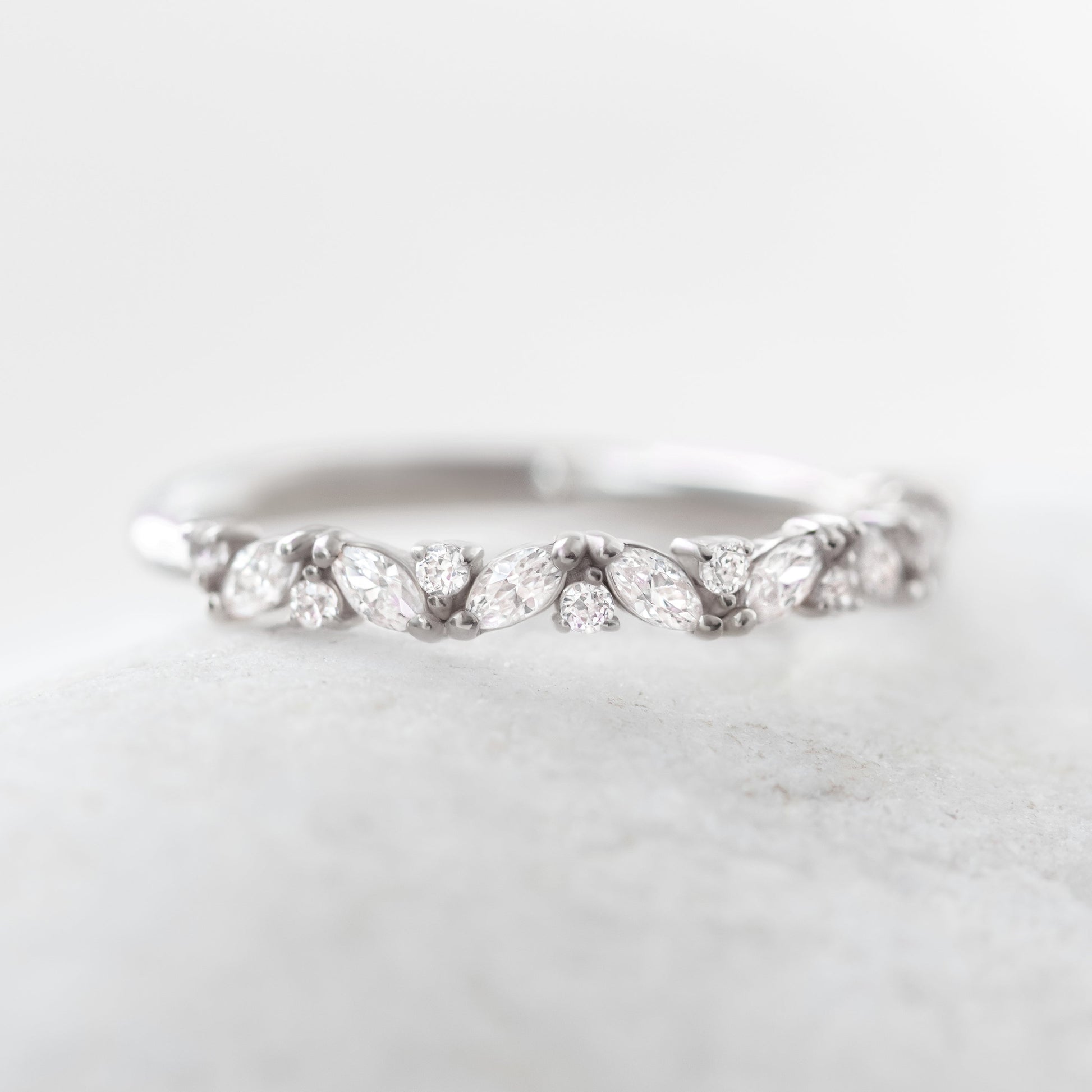 0.37 CT Round Full Eternity Lab Grown Diamond Wedding Band