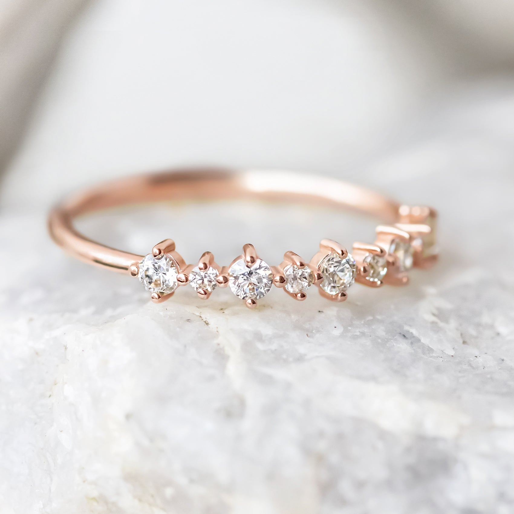 0.37 CT Round Full Eternity Lab Grown Diamond Wedding Band