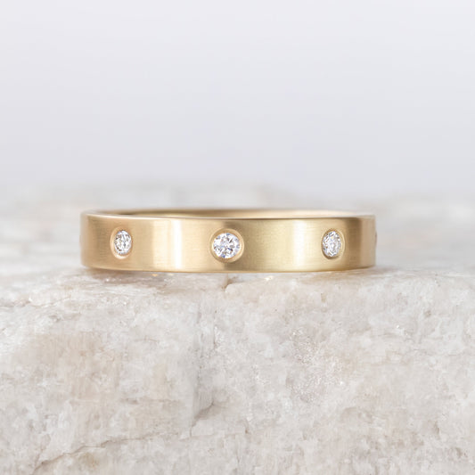 0.37 CT Round Full Eternity Lab Grown Diamond Wedding Band