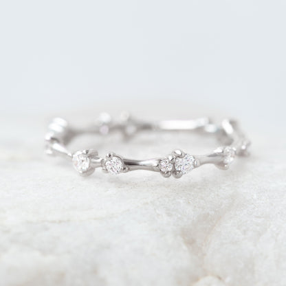 0.37 CT Round Full Eternity Lab Grown Diamond Wedding Band
