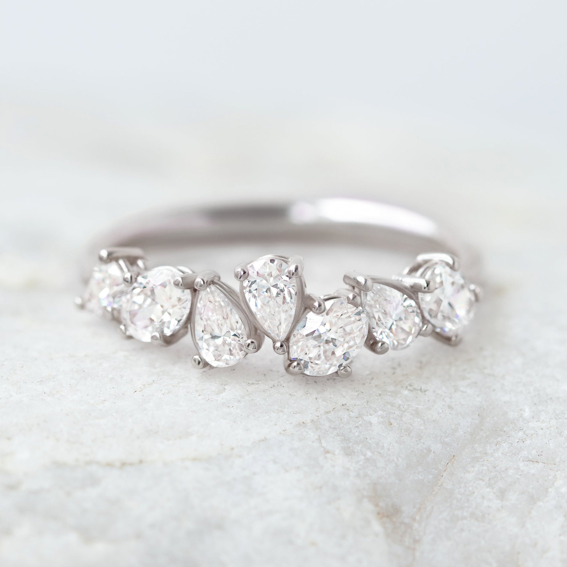 0.37 CT Round Full Eternity Lab Grown Diamond Wedding Band
