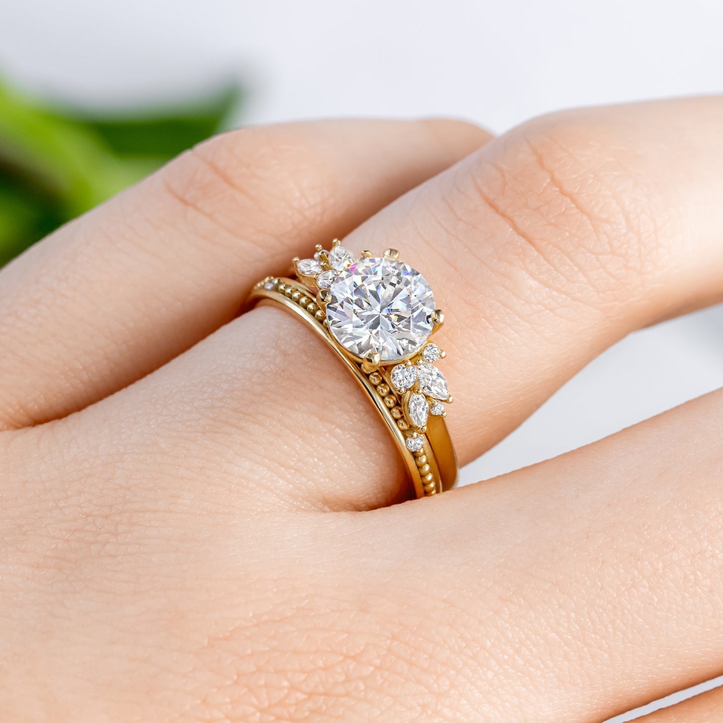 0.37 CT Round Full Eternity Lab Grown Diamond Wedding Band