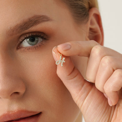 1.0 CT Round Bezel Solitaire Lab Grown Diamond Necklace