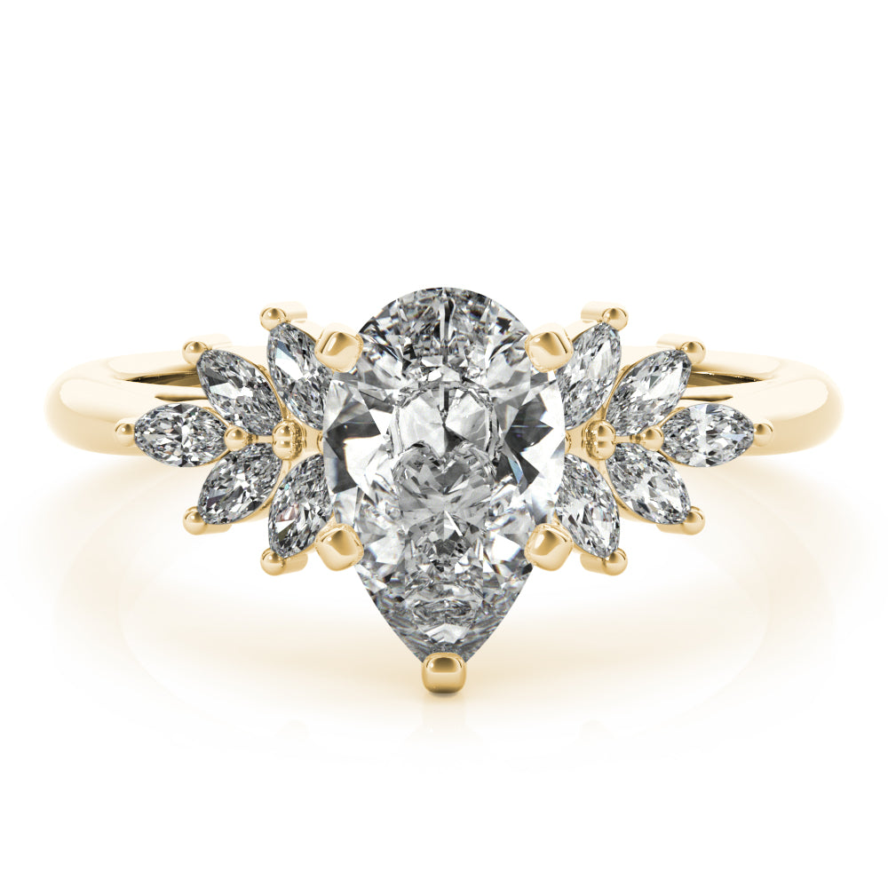2 CT Round Three Stones Lab Grown Diamond Engagement Ring