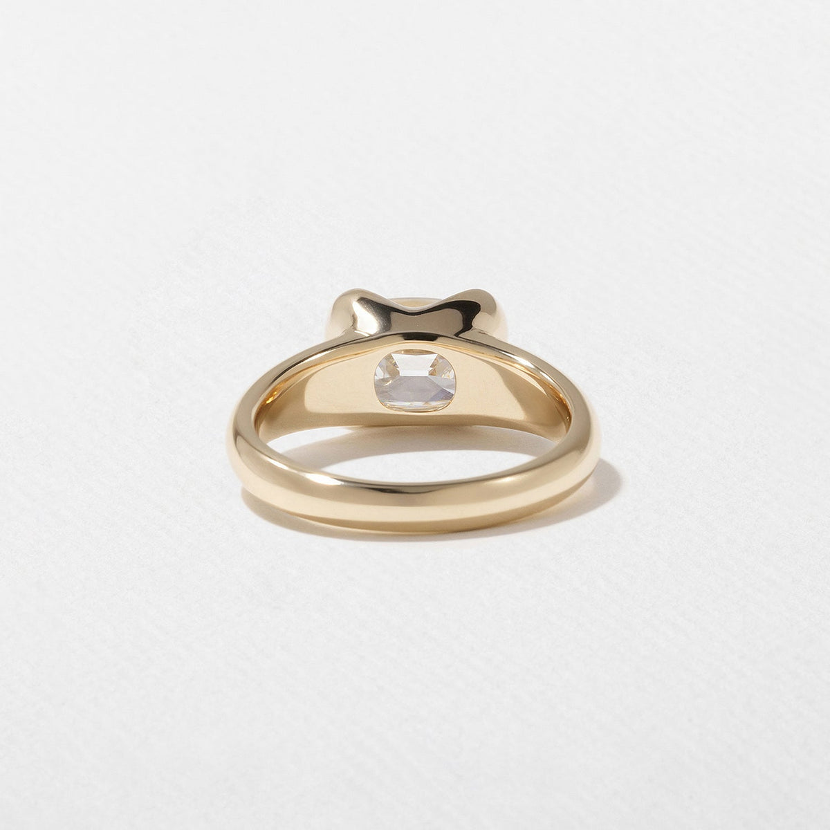 Emerald Pave Engagement Ring – 1 CT Lab Grown Diamond