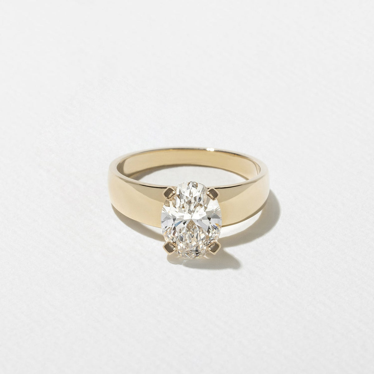 Emerald Pave Engagement Ring – 1 CT Lab Grown Diamond