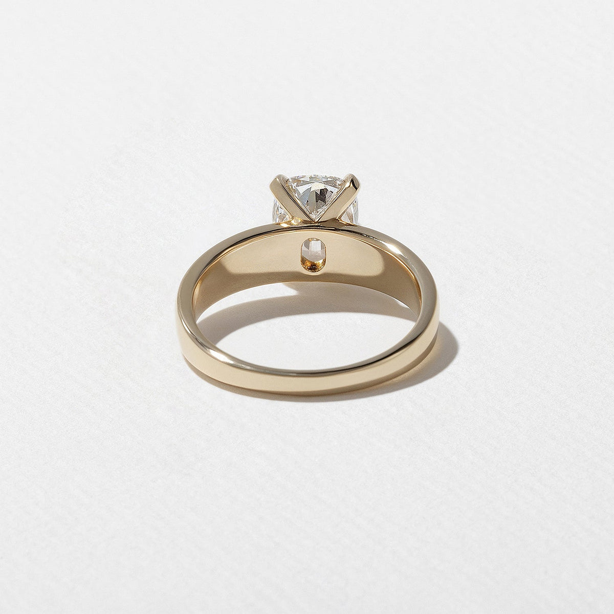 Emerald Pave Engagement Ring – 1 CT Lab Grown Diamond