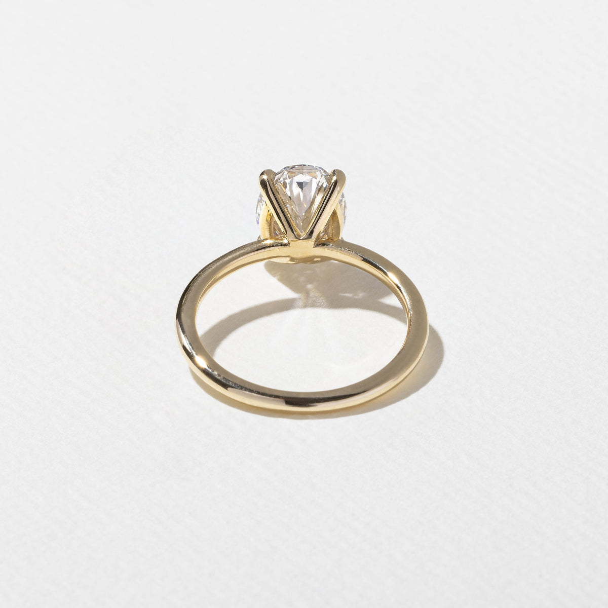 Emerald Pave Engagement Ring – 1 CT Lab Grown Diamond
