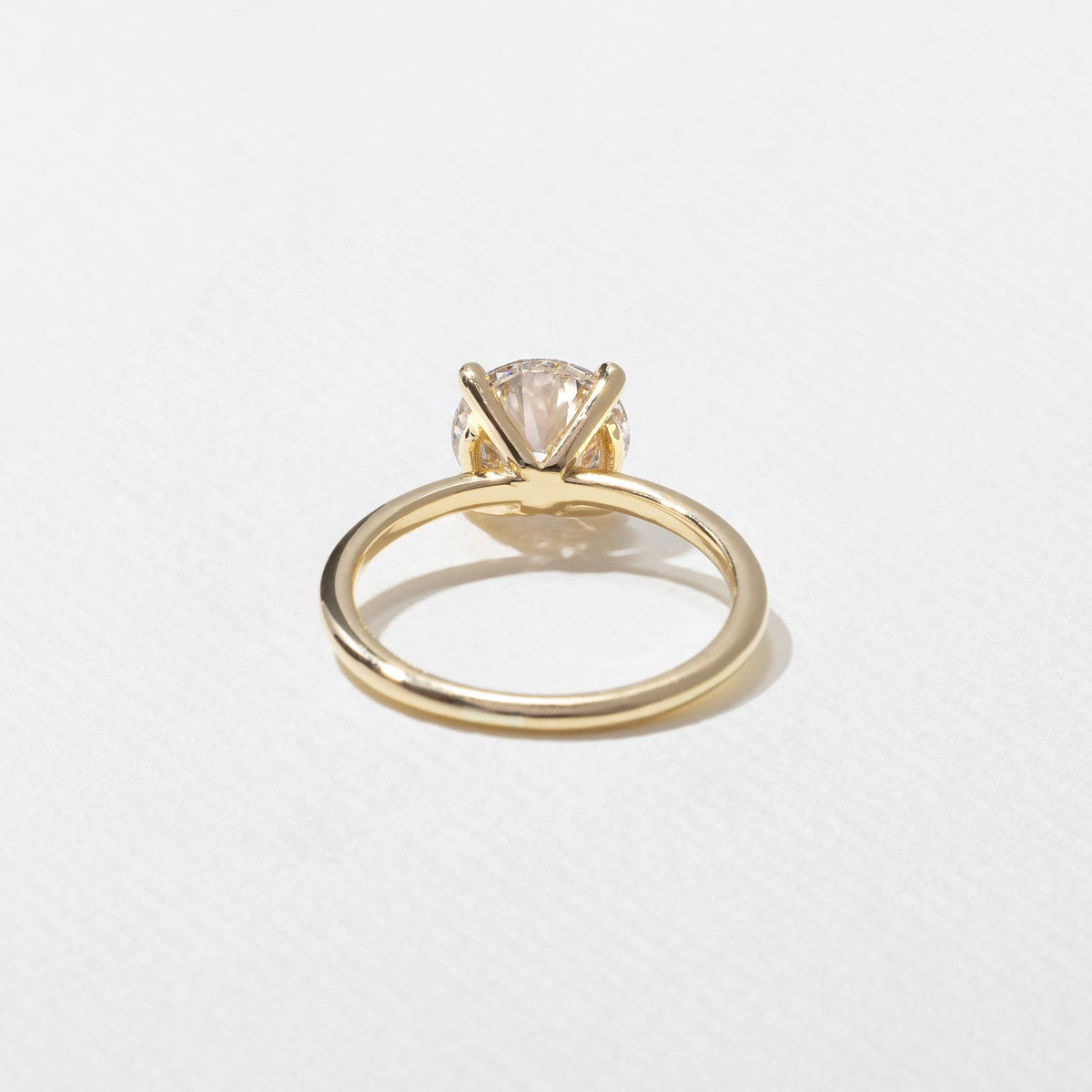 Emerald Pave Engagement Ring – 1 CT Lab Grown Diamond
