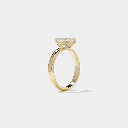 Emerald Pave Engagement Ring – 1 CT Lab Grown Diamond