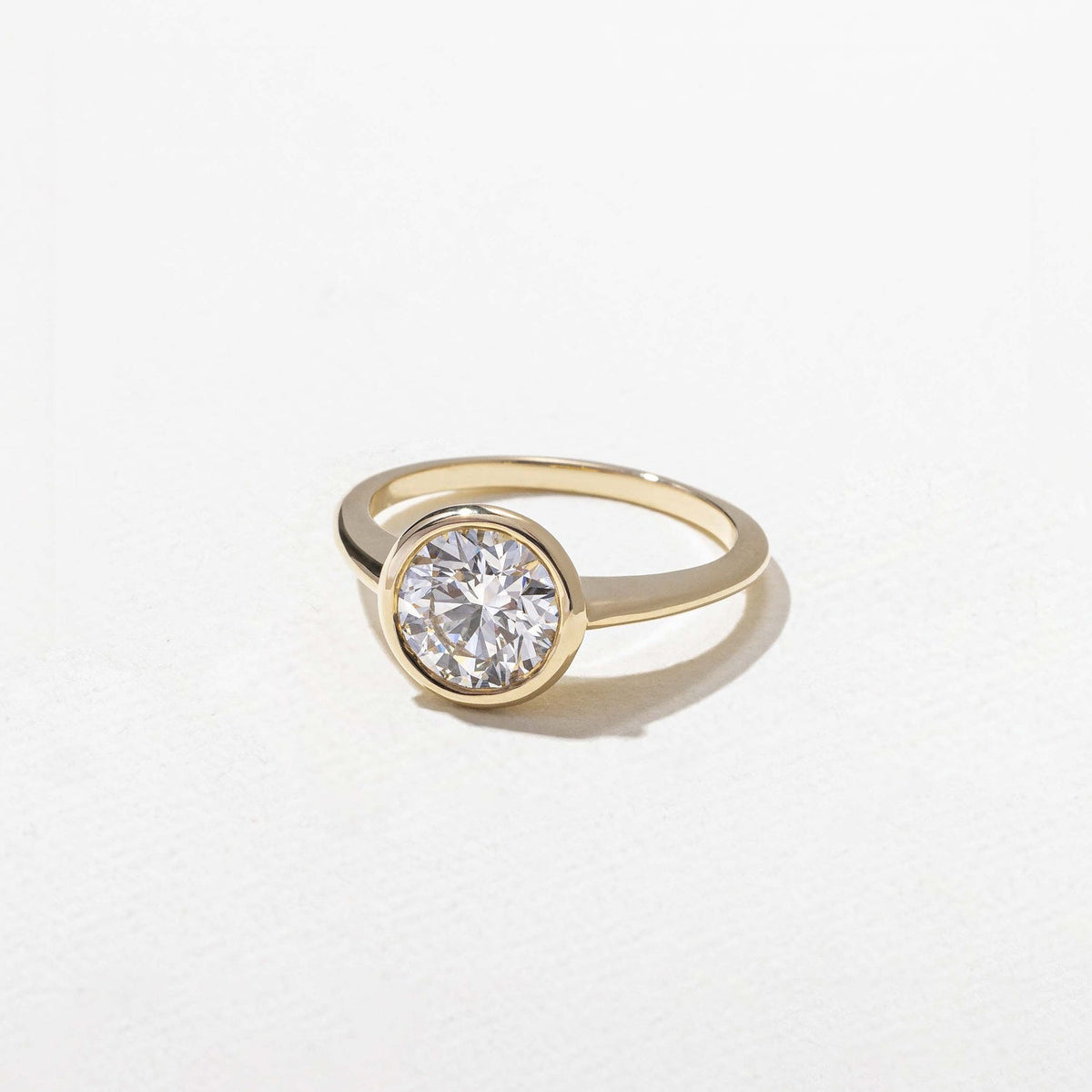 Emerald Pave Engagement Ring – 1 CT Lab Grown Diamond