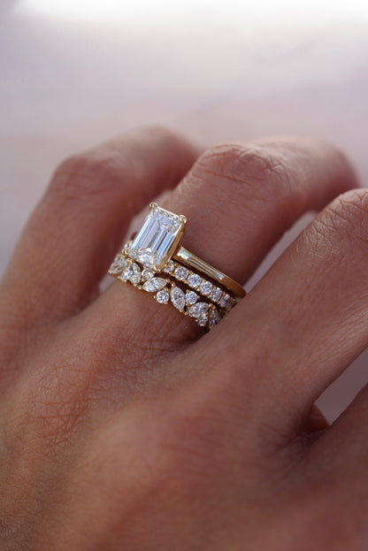 0.37 CT Round Full Eternity Lab Grown Diamond Wedding Band